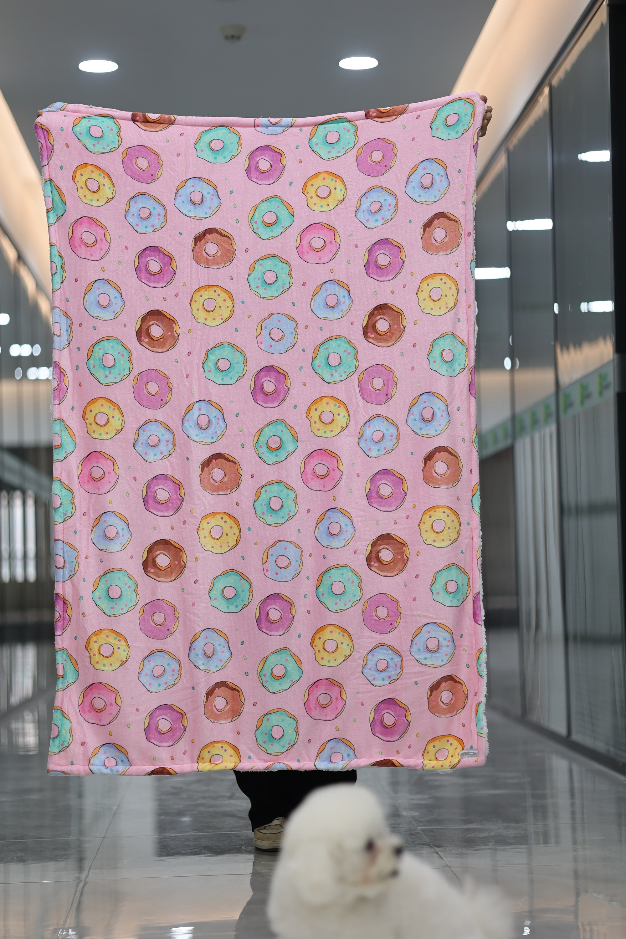 Couverture moelleuse pour chiens de petite et moyenne taille, jeté de canapé anti-urine, réversible, douce et chaude, en sherpa. 11