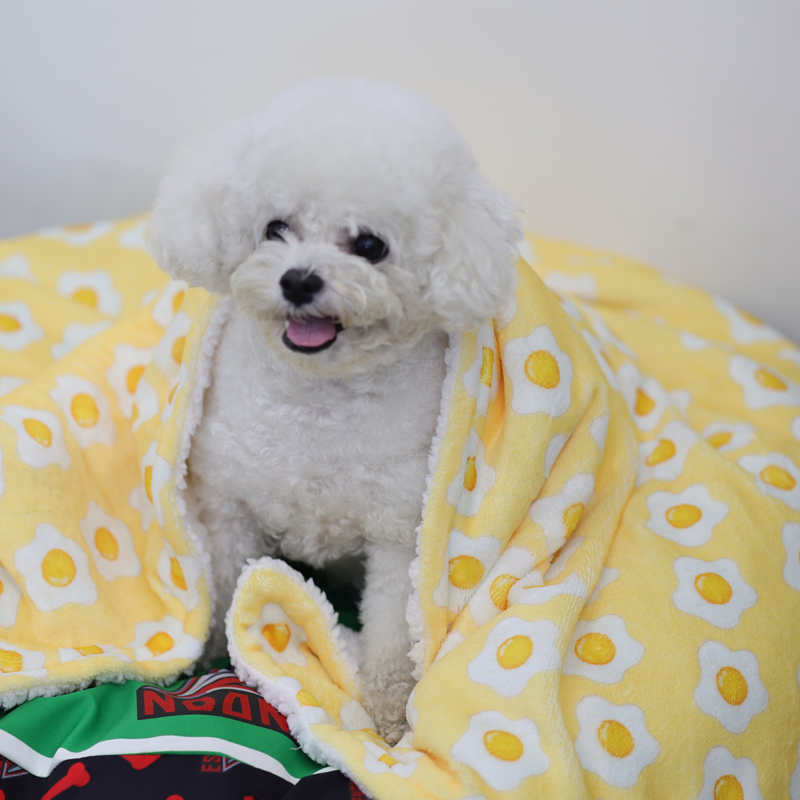 Couverture pour animaux de compagnie en gros, polaire sherpa réversible, couverture pour chien imperméable, douce et lavable 16