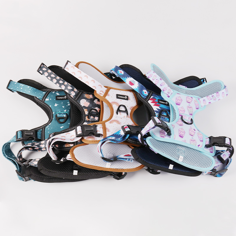 Harnais pour chien OKEYPETS Custom anti-traction, grand format, en Oxford, avec réflecteur, pour l'extérieur. 16