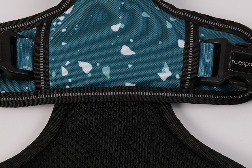 Harnais pour chien OKEYPETS Custom anti-traction, grand format, en Oxford, avec réflecteur, pour l'extérieur. 6