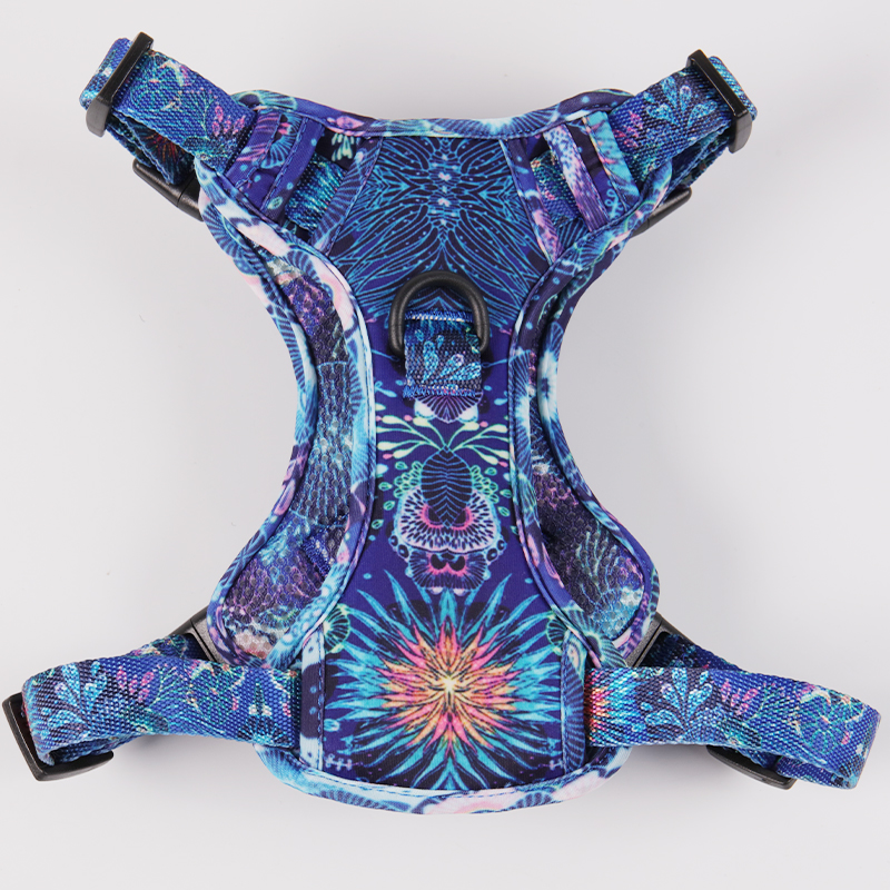 Harnais pour chien OKEYPETS Custom anti-traction, grand format, en Oxford, avec réflecteur, pour l'extérieur. 14