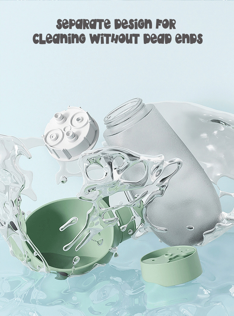 2-i-1 multifunksjonell kjæledyrmatbeholder bærbar vannflaske til hunder drikkeflaske til hunder 23