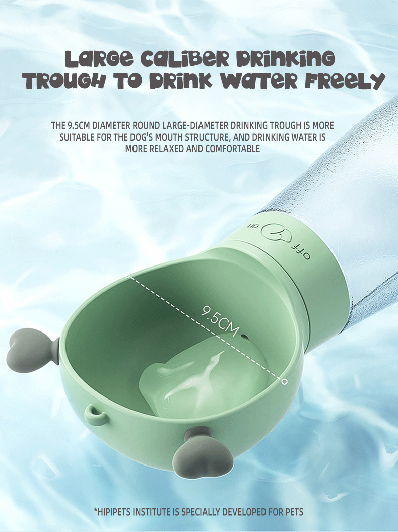2-i-1 multifunksjonell kjæledyrmatbeholder bærbar vannflaske til hunder drikkeflaske til hunder 18