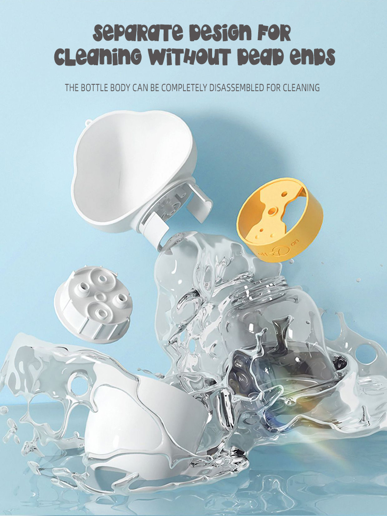 2-i-1 multifunksjonell kjæledyrmatbeholder bærbar vannflaske til hunder drikkeflaske til hunder 11