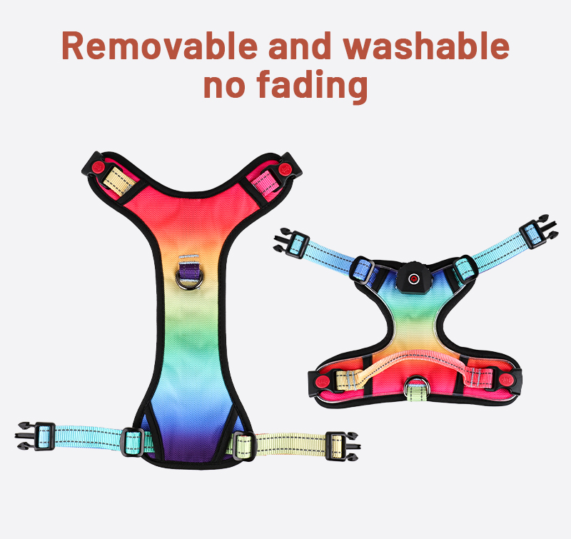 OKEYPETS Harnais pour chien rechargeable USB, vente en gros, harnais LED pour chiens de taille moyenne 15