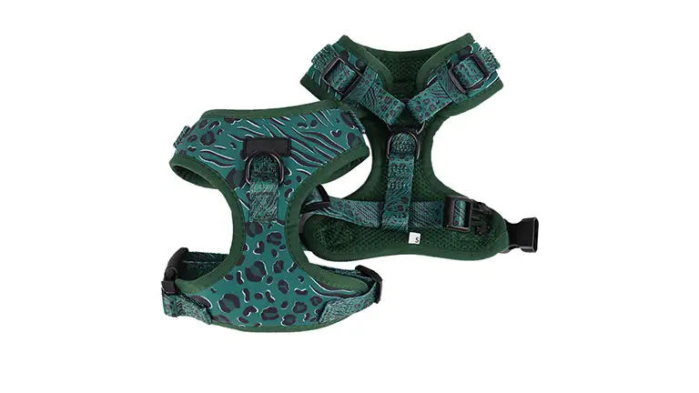 OKEYPETS Brugerdefineret Neopren Sublimeringsdesign Polyester Mesh Komfortabel Justerbar Hundesele Sæt Til Kæledyr 1