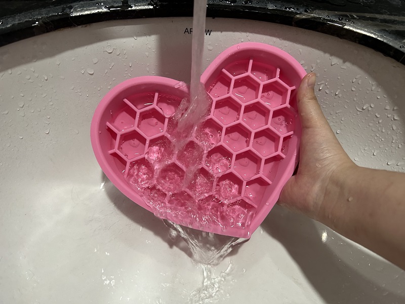 Gamelle anti-étouffement pour chien - Gamelle en forme de cœur en forme de puzzle - Gamelle anti-glouton pour chat et chien 6