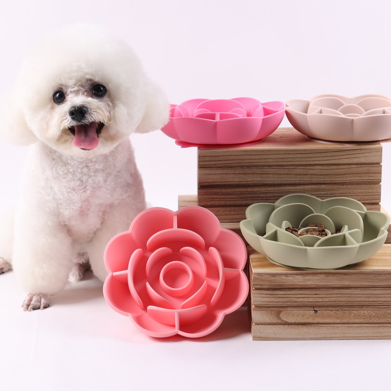 Gamelle anti-étouffement pour chien - Gamelle en forme de cœur en forme de puzzle - Gamelle anti-glouton pour chat et chien 8