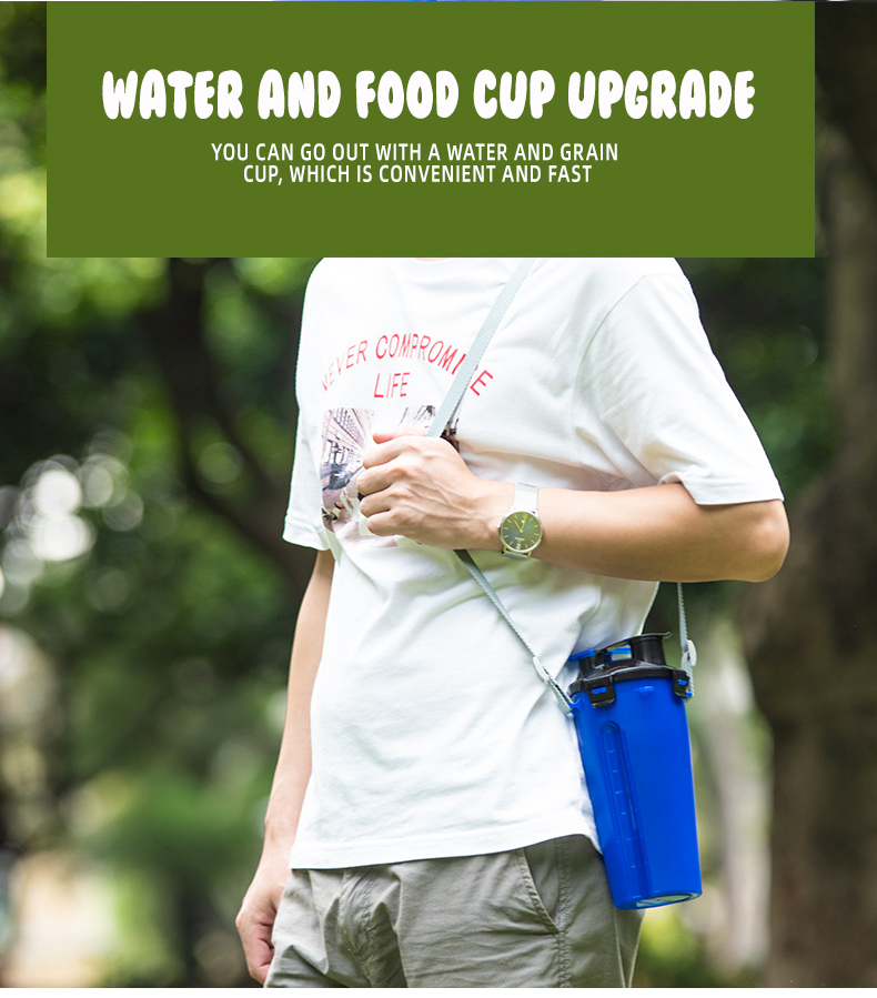 Nagykereskedelmi multifunkcionális szivárgásmentes 2 az 1-ben ivópalack, lassú etető, szilikon, kültéri összecsukható vizespohár készlet kisállatoknak 5