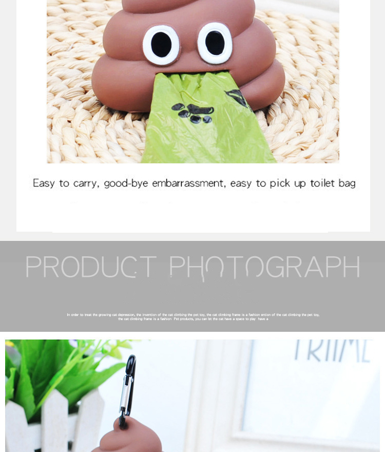 Оптовый держатель для пакетов для собачьих экскрементов, портативный диспенсер для пакетов для собачьих экскрементов (для рулонных пакетов). 5