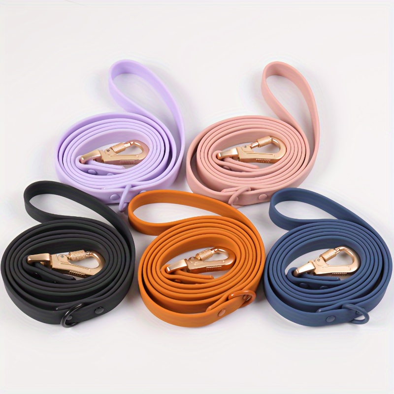 OKEYPETS - Explication détaillée de la laisse et du collier imperméables en PVC pour chien 7