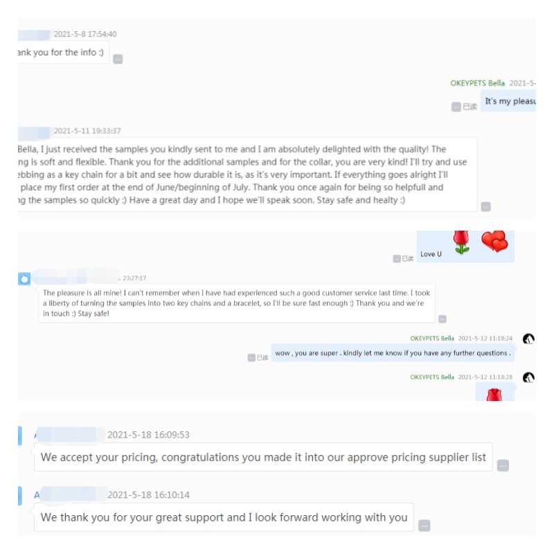 How do your customers praise you? 1