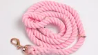 Comfortable Cotton Dog Leash - Fashionable, Heavy Duty, 5ft Length 1