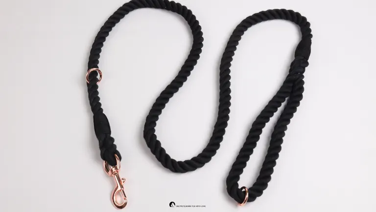 Komfortabel hundesnor i bomuld - Moderigtig og holdbar - 1,5 meter lang 1