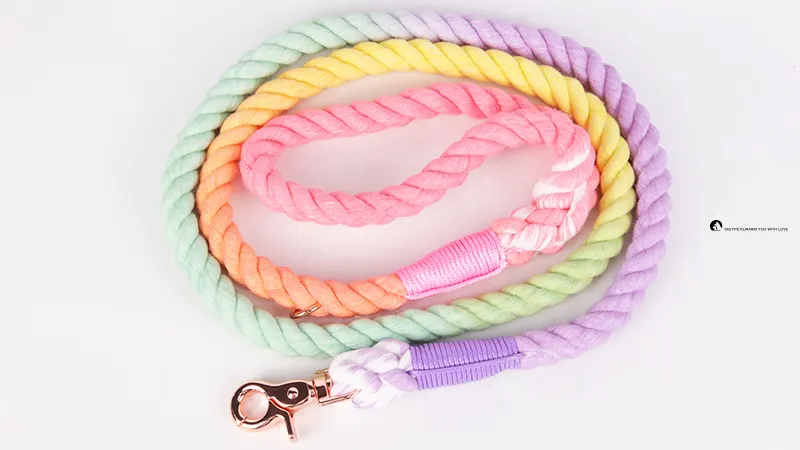 Best Dog Rope Leash - Cotton Braided Leash for Comfort and Durability 1