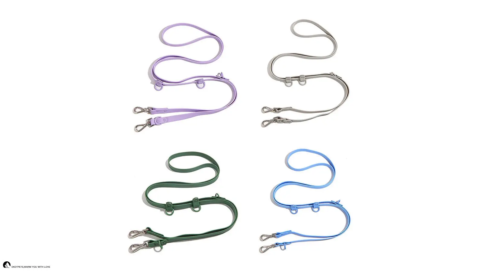 360° Rotating Zinc Alloy Outdoor Dog Leash with Secure Carabiner Clip - 10 Colors Available - Durable and Waterproof - Ideal for All Outdoor Activities - PVC Wrapped for Comfort - Made by Leading Dog Lead Manufacturers 1