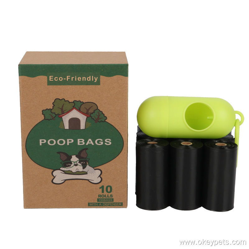 Sacs à déjections animales écologiques en gros, sacs poubelle portables pour animaux de compagnie en extérieur 16
