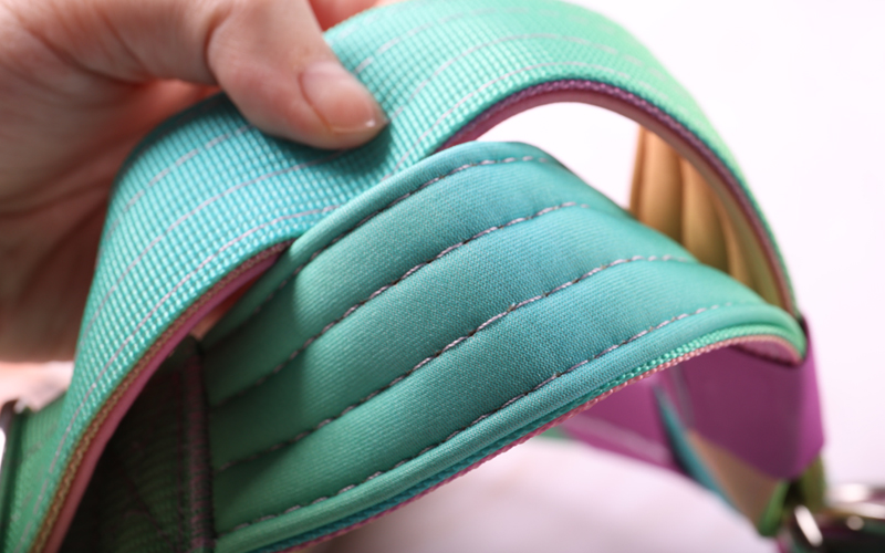 Harnais tactique personnalisé pour chien, collier et laisse avec dégradé de couleurs tie-dye 14