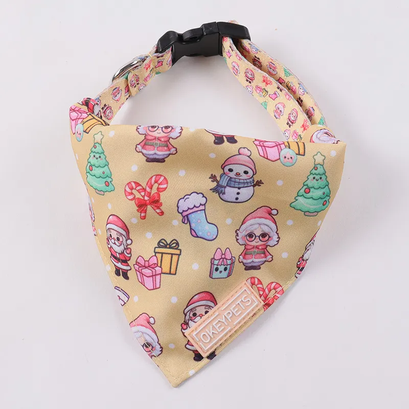 Adjustable Dog Bandana Collar 2