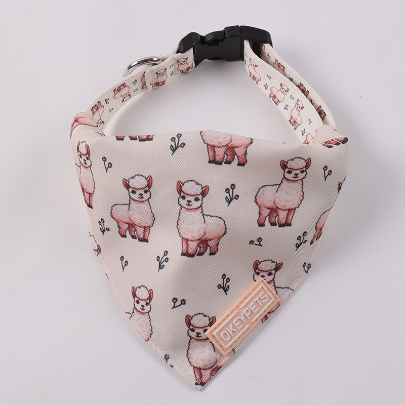 Bandana triangulaire pour chien, disponible en plusieurs tailles, à enfiler sur le collier, accessoires pour animaux de compagnie 15