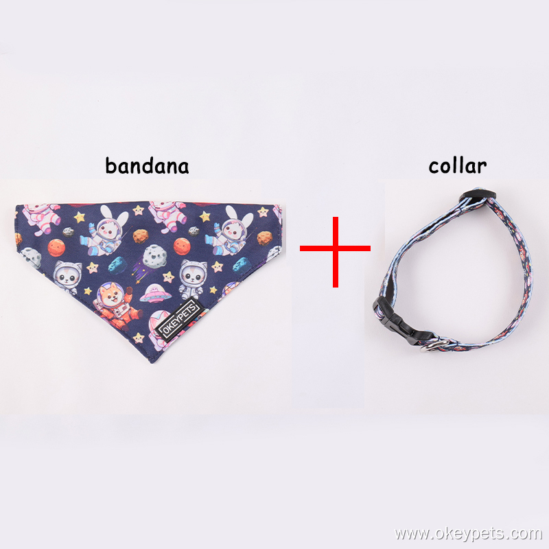 Bandana triangulaire pour chien, disponible en plusieurs tailles, à enfiler sur le collier, accessoires pour animaux de compagnie 8