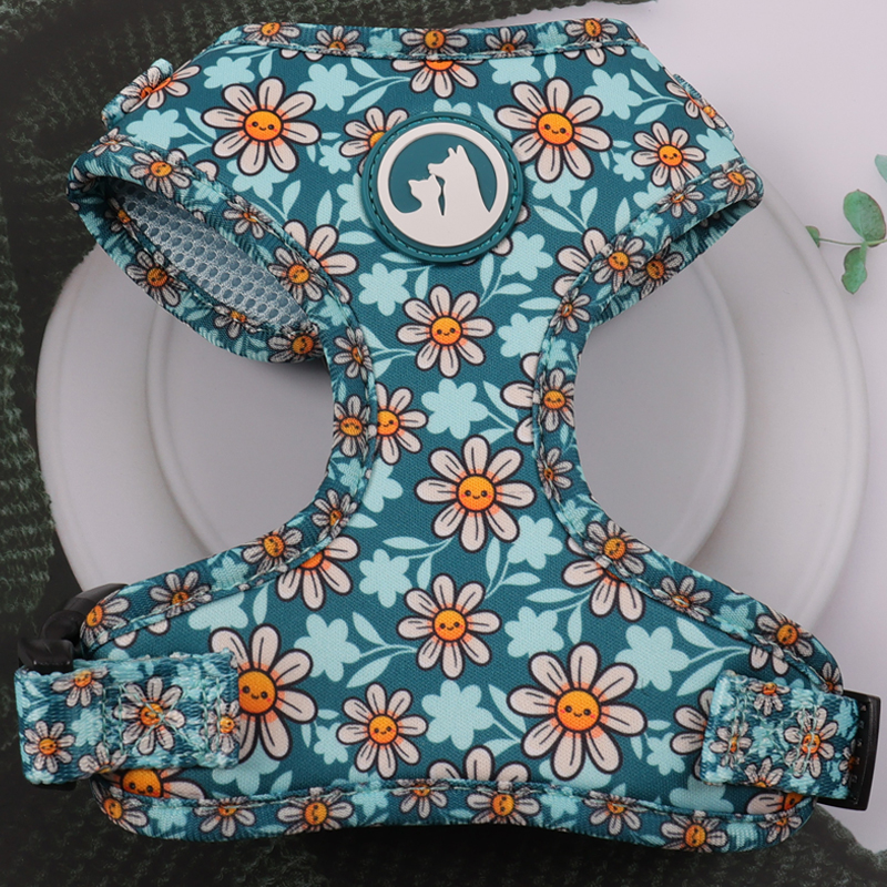 Ensemble de harnais pour chien, nouveau modèle, vente en gros, néoprène durable, polyester, sublimation, accessoires pour animaux de compagnie 10