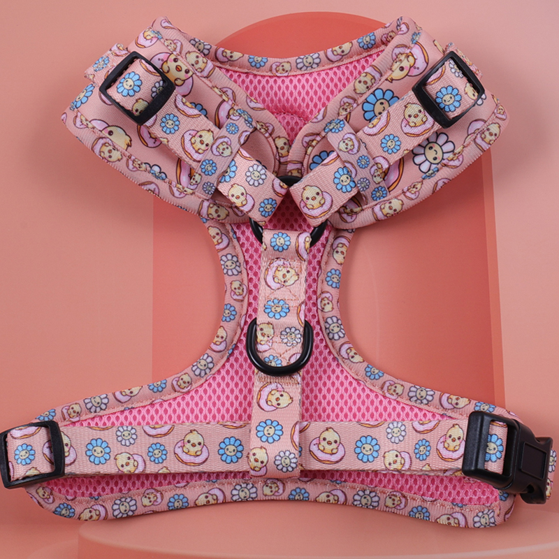 Ensemble de harnais pour chien, nouveau modèle, vente en gros, néoprène durable, polyester, sublimation, accessoires pour animaux de compagnie 13