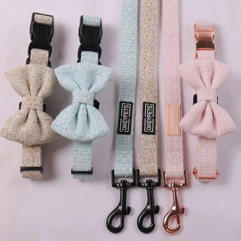 Plaids Tweed Dog Harness Set - Outdoor Pet Essentials 3