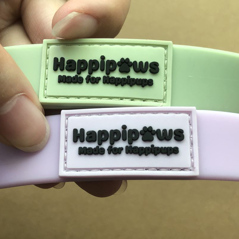 OKEYPETS Wholesale 7 Colors PVC Dog Collar Dog Leash  Custom Waterproof PVC Dog Lead Collar With Name Tag 29