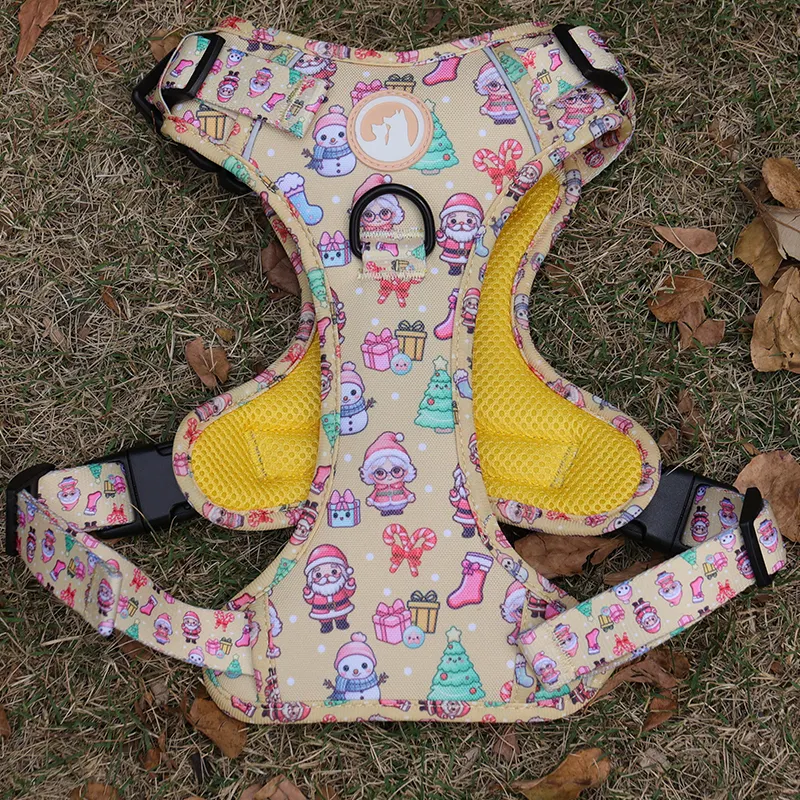 Custom Oxford Dog Harness with Thick Padding and Breathable Mesh 3