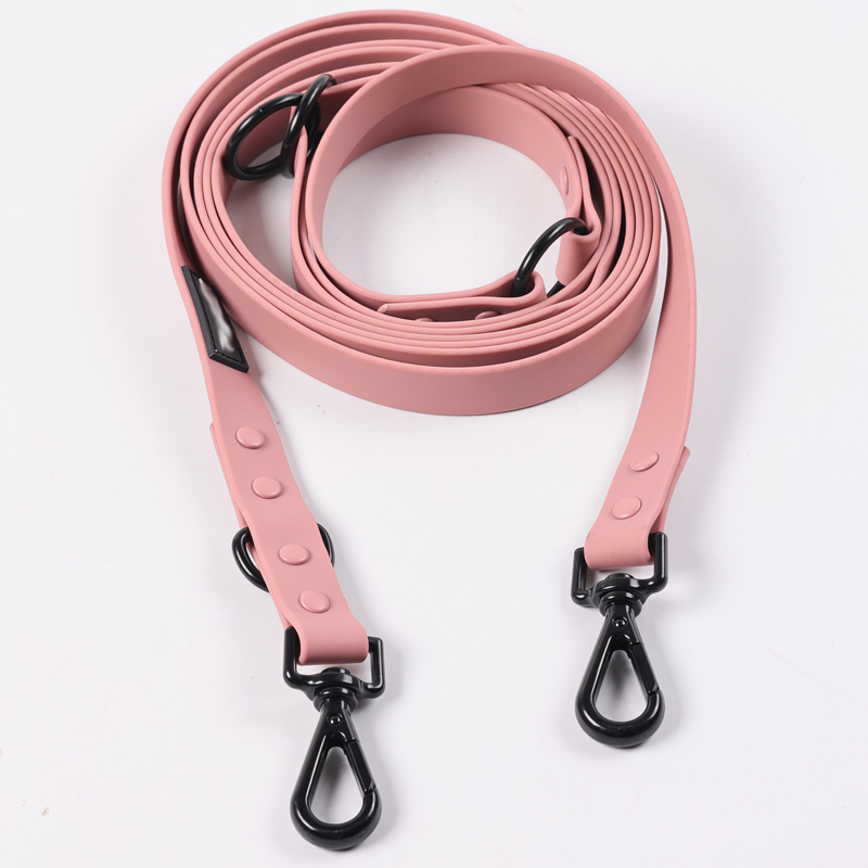 Laisse de traction double en PVC sur mesure pour chien, imperméable, pour promenades en extérieur 14