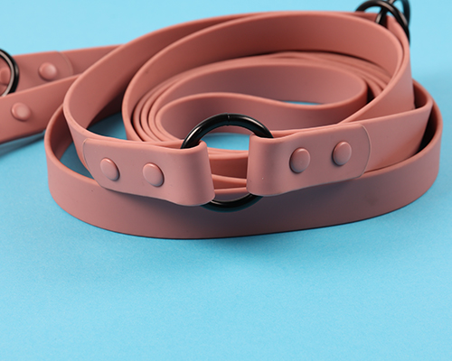 Laisse de traction double en PVC sur mesure pour chien, imperméable, pour promenades en extérieur 8