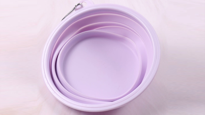 OKYEPETS Gamelle pliable en silicone en forme de D pour chien 10