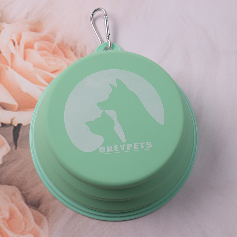 OKYEPETS Gamelle pliable en silicone en forme de D pour chien 12
