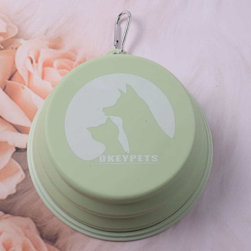 OKYEPETS Gamelle pliable en silicone en forme de D pour chien 18