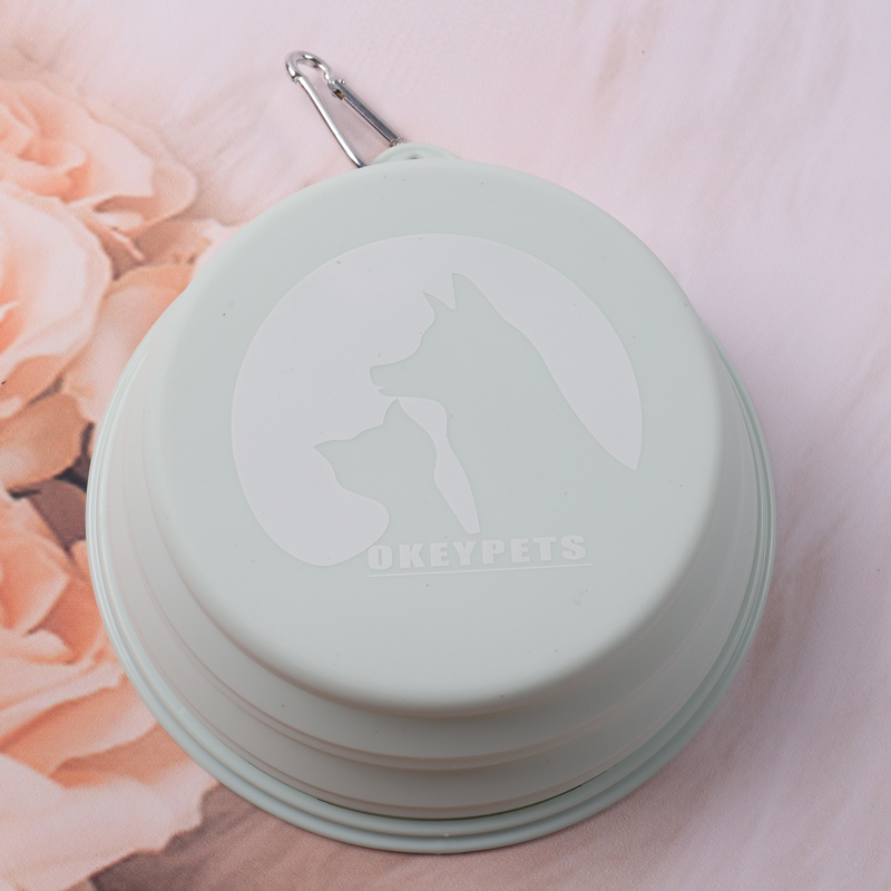 OKYEPETS Gamelle pliable en silicone en forme de D pour chien 19