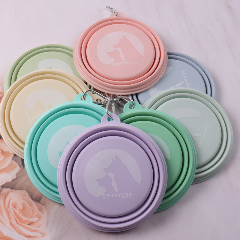 OKYEPETS Gamelle pliable en silicone en forme de D pour chien 7