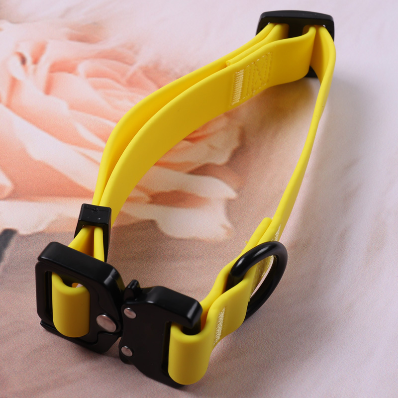 OKEYPETS Custom PVC Dog Collar Heavy Duty Waterproof Silicone Dog Collar 13