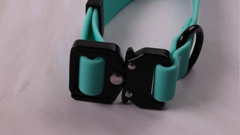 OKEYPETS Custom PVC Dog Collar Heavy Duty Waterproof Silicone Dog Collar 9