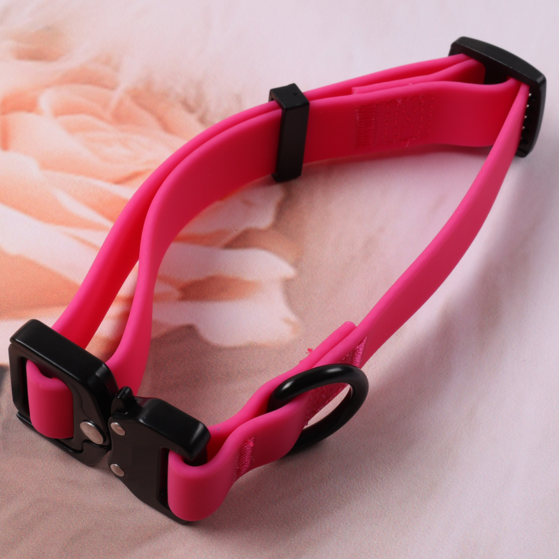 Collier pour chien OKEYPETS personnalisé en PVC, résistant et imperméable, en silicone. 11
