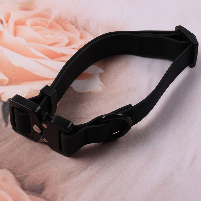 OKEYPETS Custom PVC Dog Collar Heavy Duty Waterproof Silicone Dog Collar 15