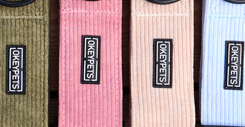 Fournisseur de colliers de luxe personnalisés pour chiens, colliers en velours côtelé sur mesure 8