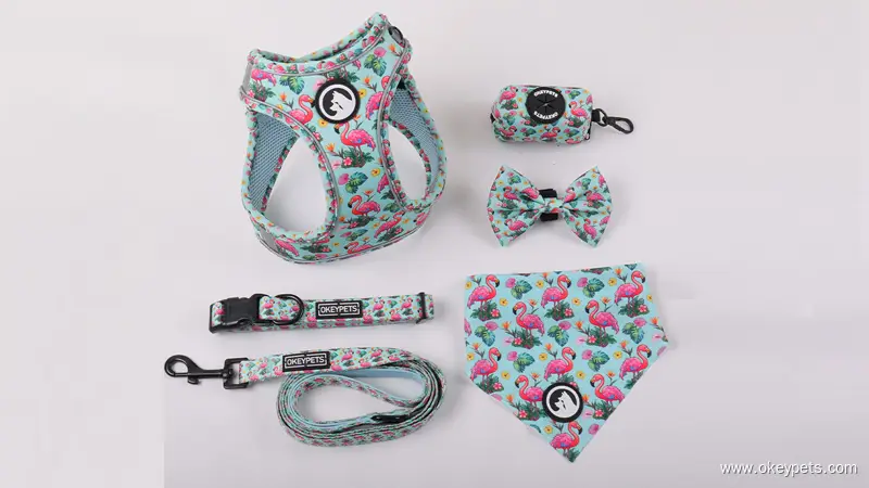 Harnais pour chien anti-traction à motifs animaux mignons personnalisés - Nouveau style 2025 1