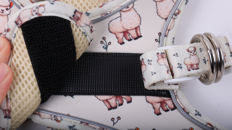 Harnais pour chien Okeypets anti-traction à enfiler, logo personnalisé, ensemble de harnais mignon pour promener son chien 13