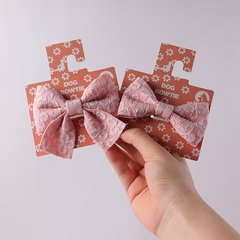 OKYEPETS Fabricant de nœuds papillon brodés personnalisés pour chiens et accessoires pour animaux de compagnie 15