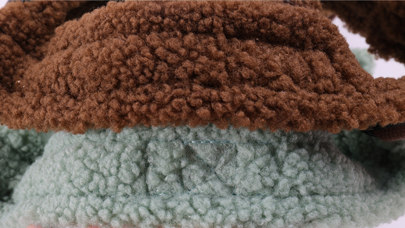 Harnais pour chien en agneau Sherpa, ajustable sur mesure, style H 11