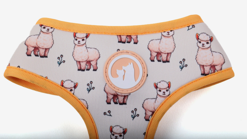 Harnais réversible personnalisé pour chien avec bande réfléchissante, boucle en plastique, gilet mignon en polyester pour chiens 10