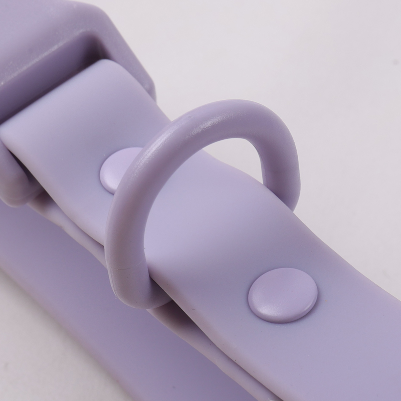 Laisse pour chien imperméable violette avec boucle réglable rapide et revêtement en caoutchouc PVC - Accessoires pour animaux de compagnie 13