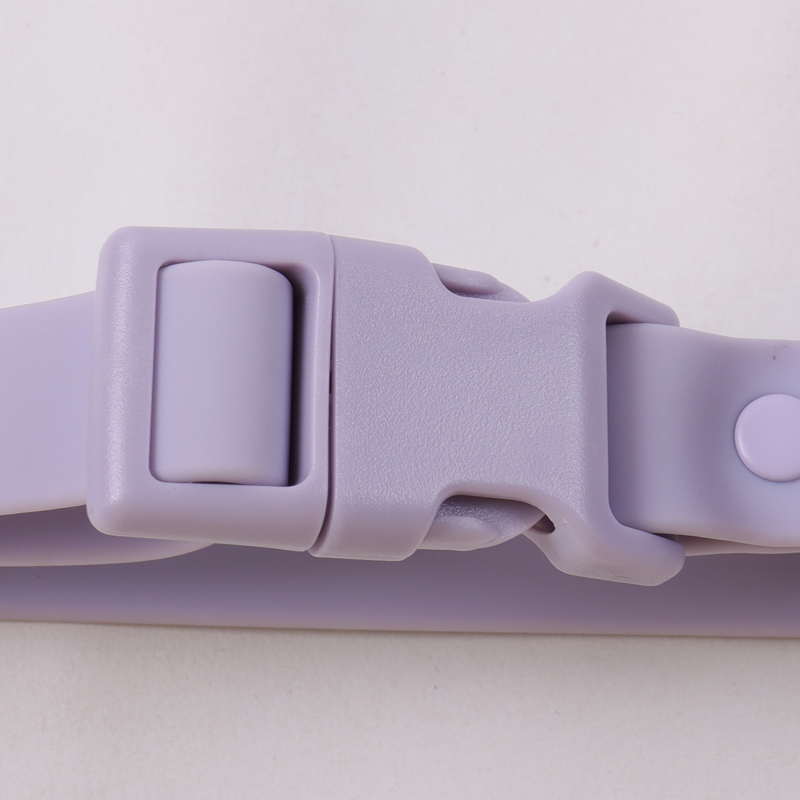 Laisse pour chien imperméable violette avec boucle réglable rapide et revêtement en caoutchouc PVC - Accessoires pour animaux de compagnie 15