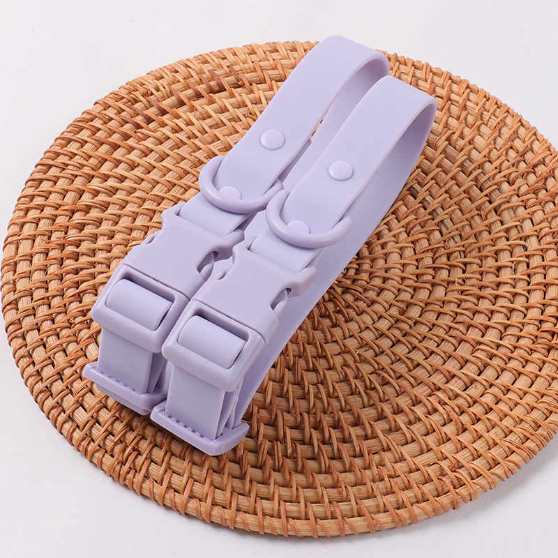 Laisse pour chien imperméable violette avec boucle réglable rapide et revêtement en caoutchouc PVC - Accessoires pour animaux de compagnie 16